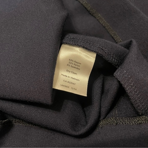 Talbots Sheath Dress Women's Plus Size 20 WP Navy Blue Jersey Stretch - Picture 8 of 9